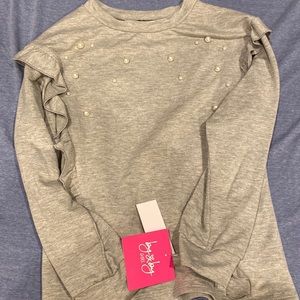 Girls 10/12 long sleeve top